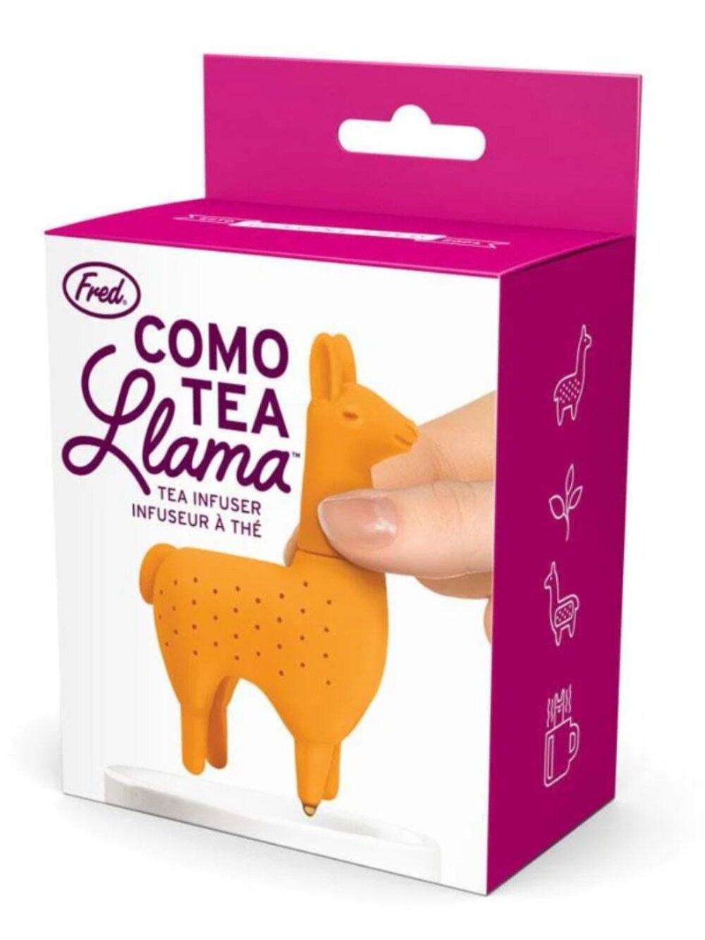 Genuine Fred Como Tea Llama Silicone Tea Infuser